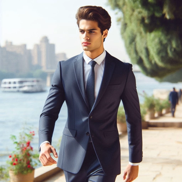 Be the Nile Star: Swap Your Face onto a Stylish Young Man