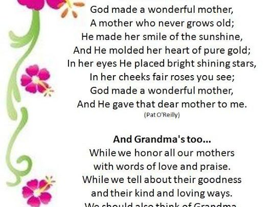 kind words for mothers day