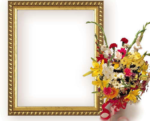 Gift Flowers Photo Frame Imagez